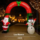 Arco navideño inflable
